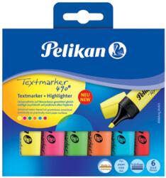 Pelikan 490 szövegkiemelő készlet, kartondobozban, 6 db-os (814065)