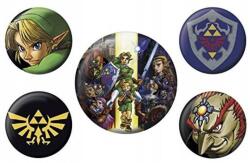 Pyramid Nintendo The Legend Of Zelda, kitűző, 5 db