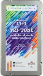 KOH-I-NOOR 12 db Koh-i-Noor színes ceruza készlet, 100% TRI TONE FSC természetes fa (K3442N-12)
