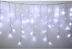Somogyi Elektronic KSFW200WH sorolható fényfüggöny, 4 méter, 200db hidegfehér LED, fehér vezeték, kül- és beltéri kivitel (KSFW200WH) - tipparuhaz