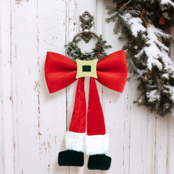 Family Collection Karácsonyi dísz - masni, glitteres övcsattal - 25 x 40 cm (58949) - tipparuhaz