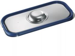 B. PRO GN-Deckel 18/10 rozsdamentes acél, fogantyú bemélyedéssel, formázott zárókészlet, GN: 1/3