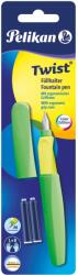 Pelikan Twist toll, két alkatrészt tartalmaz, markolattal, ergonomikus, buborékfóliás, neonzöld (807302)