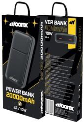 MoonX power bank MP01 2A 10W 2xUSB 20000mAh black