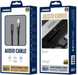 Jellico B21 USB-C - JACK 3.5MM 1.2M kábel Fekete