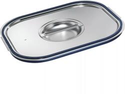 B. PRO GN-takaró 18/10 rozsdamentes acél, fogantyúval, formazáró tömítéssel, GN: 1/2