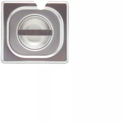 B. PRO GN fedél 18/10 rozsdamentes acélból, süllyesztett markolattal, GN: 1/3