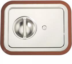 Rieber Fedő a GN 1/2 gasztroedényhez, rozsdamentes, vízhatlan, Rieber