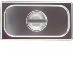 B. PRO Fedő a GN 1/9 gasztroedényhez, rozsdamentes, Blanco