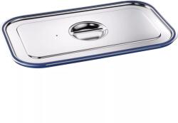 B. PRO GN-Fedél 18/10 nemesacél, fogantyúval, forma záró tömítéssel, GN: 1/1