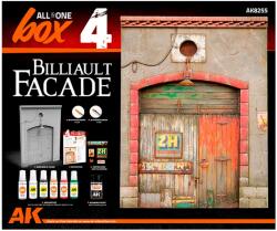 AK Interactive All In One Box Set 4 Billiault Facade retró homlokzat modell készlet (AK8255)