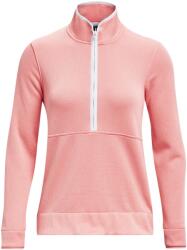 Under Armour Golf Női hosszú ujjú funkcionális pólók Under Armour STORM SWEATERFLEECE HZ W rózsaszín 1382923-673 - S
