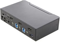 StarTech 2 Port HDMI KVM Switch - Single Monitor 4K 60Hz Ultra HD HDR (SV231HU34K6)