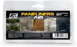 AK Interactive AIR Paneliners weathering set enamel panel kiemelő festék készlet 5x 35ml (AK2070)