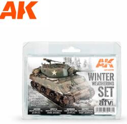AK Interactive AFV Winter Weathering Set téli koszolódás készlet (AK4270)