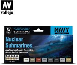 Vallejo Navy Color Nuclear Submarines akrilfesték készlet 8x 17ml (VAL71611)