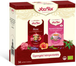 YOGI TEA Ajándékcsomag - Gyengéd kényeztetés - bio tea szett (34 filter)