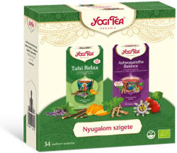 YOGI TEA Ajándékcsomag - Nyugalom szigete - bio tea szett (34 filter)