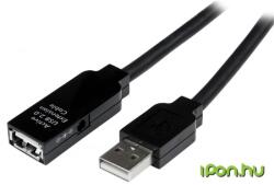 StarTech USB Hosszabbító Fekete 35m USB2AAEXT35M (USB2AAEXT35M)