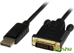 StarTech DisplayPort DVI-D Átalakító Fekete 90cm DP2DVIMM3BS (DP2DVIMM3BS)