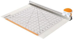Fiskars Kombinált görgős vágó vonalzóval 12x12 45mm (1016264) (9515)