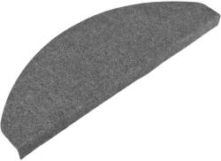 vidaXL 30 db szürke öntapadó lépcsőszőnyeg 65 x 22, 5 x 3, 5 cm 3365912 (3365912)
