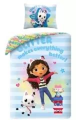 Halantex Halantex: Gabi babaháza: Gabby és Pandy ágyneműhuzat szett - 140 x 200 cm (GAB0808BL)