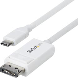 StarTech USB 3.0 Type C DisplayPort 1.2/1.2a Átalakító Fehér 2m CDP2DP2MBW (CDP2DP2MBW)