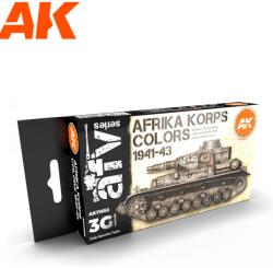 AK Interactive AFV German Afrika Korps 1941-43 akrilfesték készlet 6x 17ml (AK11652)