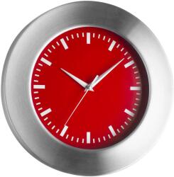 TFA Analóg falióra, alumínium kerettel, piros háttérrel, TFA 98.1048. 05 (98.1048.05)