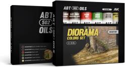 AK Interactive ABT Diorama Colors Set tubusos dioráma olajfesték készlet 6x 20ml (AKABT307)
