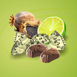  Chocofive Mákos-limeos szaloncukor 5 kg - adrikabioboltja