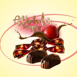  Chocofive alkoholos meggyes szaloncukor 25 dkg