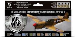 Vallejo Air War US Army Air Corps MTO akrilfesték készlet 8x 17ml (VAL71183)