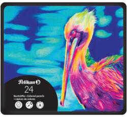 Pelikan Creioane colorate Premium Pelikan 701402, 24 culori in cutie metalica (701402)
