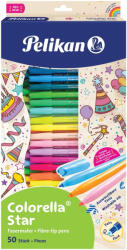Pelikan Carioci Pelikan Colorella Star C302, set 50 culori, include 3 neon, 10 pastel, blister (825092)