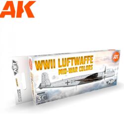 AK Interactive AIR WWII Luftwaffe Mid-War Colors akrilfesték készlet 4x 17ml (AK11717)