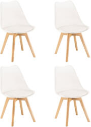 Silla étkezőszék 4 db fehér színben - pepita - 46 490 Ft
