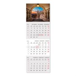 Pátria Design PD Csodálatos Város 2026 30x68 cm speditőrnaptár (P4111-0231) - officedepot