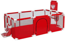  Gyermek és Babajáróka focikapuval - piros