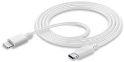 Cellularline Кабел Cellular Line, от USB-C(м) към Lightning(м), 1.2m. , бял