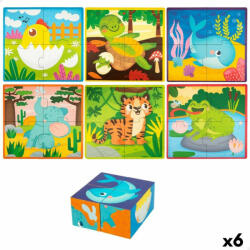 3D Puzzle Lisciani Giochi 22 x 23 x 1 cm Állatok 4 Darabok (6 egység)