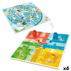  Liba- és Parcheesi-testület CB Games 25 x 1 x 25 cm (25 Darabok) (6 egység)