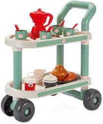 Ecoiffier Set de joacă Ecoiffier - Cărucior de servire a micului dejun, 22 piese (7900001611) Bucatarie copii