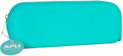 APLI Penar din silicon Apli Fluor - Verde, 1 fermoar (16300) Penar
