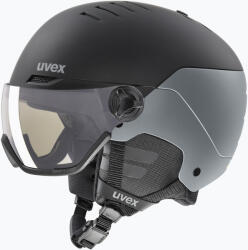uvex Скиорска каска UVEX Wanted Visor Pro V black/silver matt