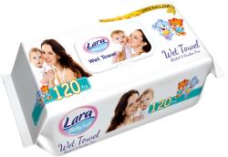 Lara Șervețele umede cu capac Lara Baby Soft - Premium, 120 buc (54106)