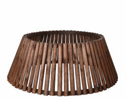  Karácsonyfa állvány huzat, 70x28 cm, fa, barna