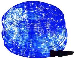 SPRINGOS 240 LED Flexibilis Fénykábel - 10 m, IP44, Programozható, Kék