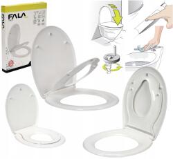 TOYA Lassan Ereszkedő Kihúzható Wc-ülőke 2 az 1-ben+ Gyerek Wc-ülőke Fala 75471 (75471)